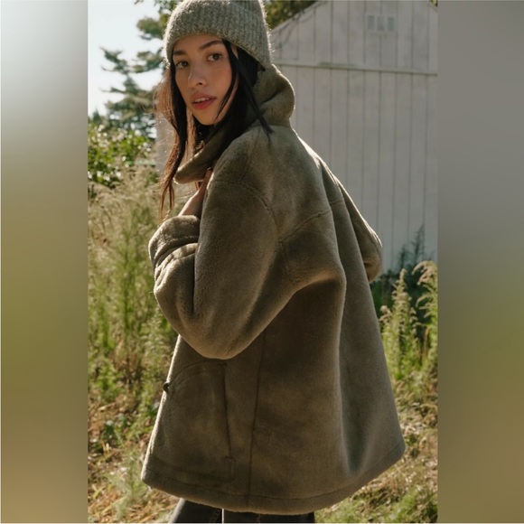Women's Shearling Jacket/Moto/Fur - Picture 3 of 7